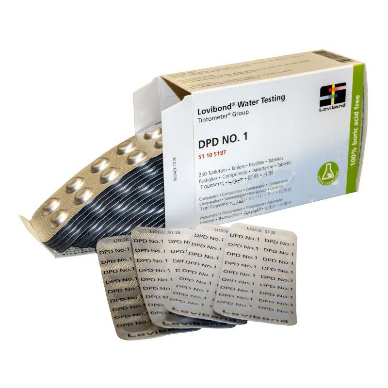 

Caja Reactivo DPD 1 para fotómetros, 250 Uds. - Lovibond