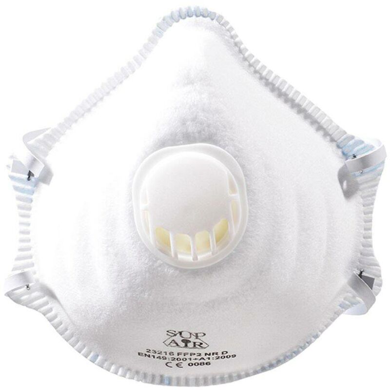 Maschera a conchiglia Sup Air con valvola FFP2