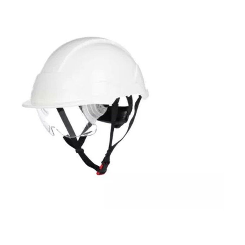 Image of Coverguard - Casco di sicurezza non ventilato con occhiali di sicurezza integrati phoenix pro abs Bianco Unico - Bianco