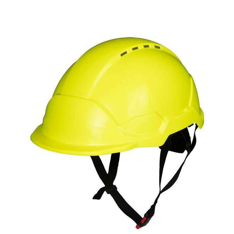 Image of Casco di sicurezza ventilato con occhiali Coverguard phoenix wind abs Giallo Unico - Giallo