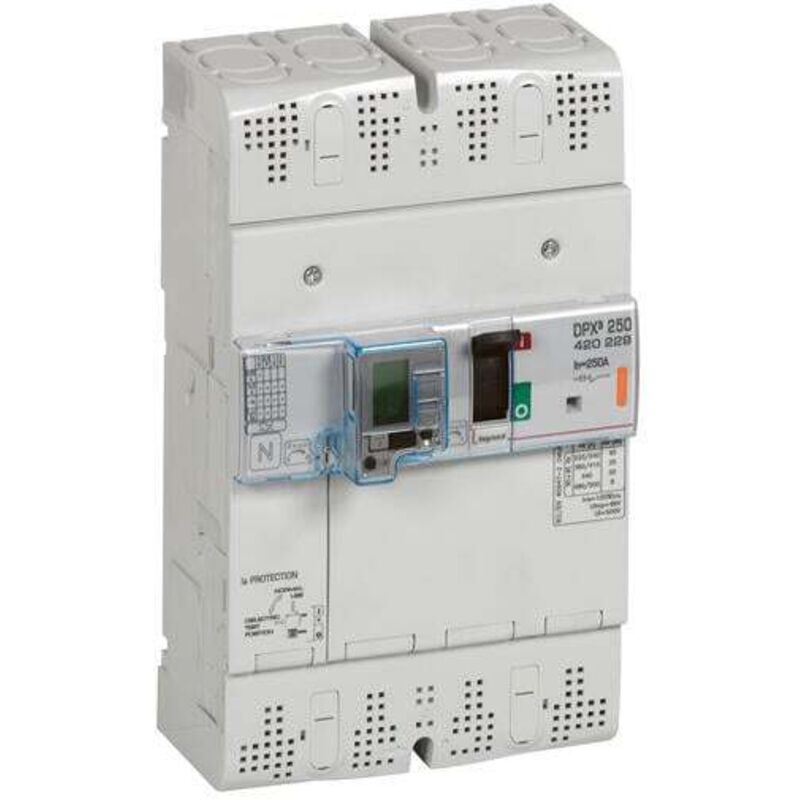 Legrand - DPX3 250 magneto th+diffuseur 4 postes 250A 25KA 420229