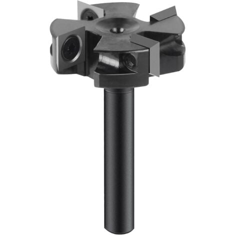 DPZO Fraise à défoncer  -tige de 8 mm -  diamètre de 40 mm -  Fraise à Surfacer mèche de rabotage à 4 ailes -DPZO