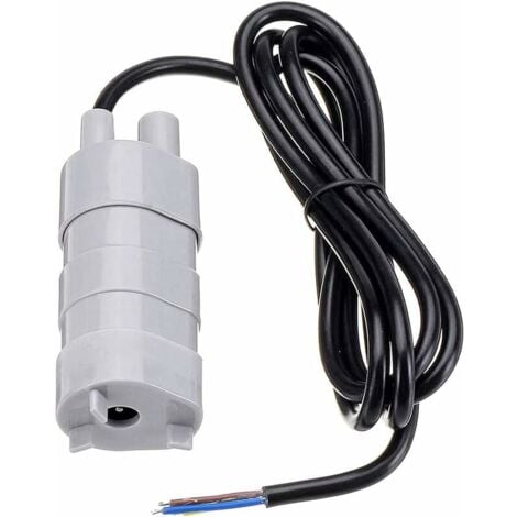 DPZO Pompe Submersible, DC 12V Pompe à Eau Haut Débit, Pompe Immergee, Pompe à Eau Douce, Pompe pour Bateau pour Ccamping-car, Bassin, Aquarium, Douche, Jardin, 840L/H