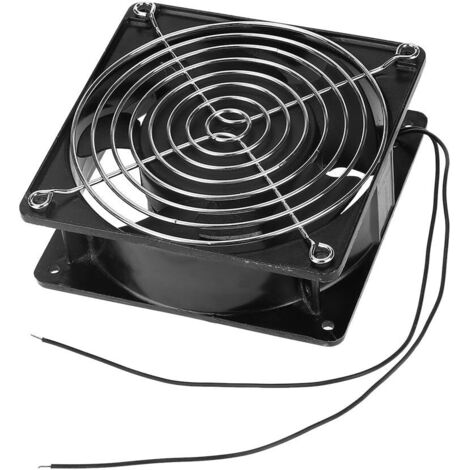 Dpzo – Ventilateur axial haute température 120 x 120 x 38 mm – Pales en métal silencieux – 30,8 W – Circulation air chaud efficace