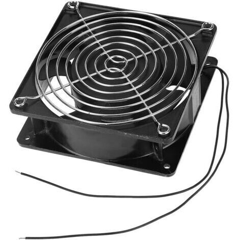 Dpzo – Ventilateur axial haute température 120 x 120 x 38 mm – Pales en métal silencieux – 30,8 W – Circulation air chaud efficace