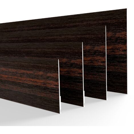 DQ-PP baguette fenêtre acajou 5m 60mm PVC