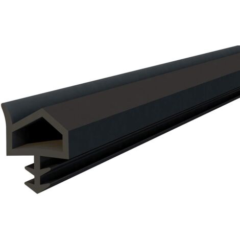 DQ-PP STD-06 Joint de porte TPE noir 15 m 12/4 mm