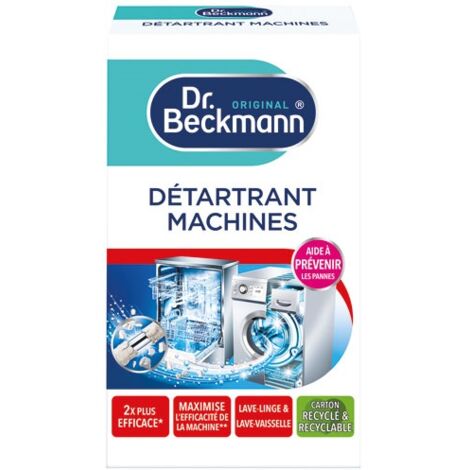 DR BECKMANN - Detartrant machines a laver et lave vaisselle 2x50 gr