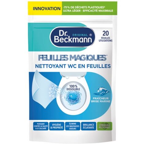 DR BECKMANN - Feuilles magiques nettoyant wc brise marine X20