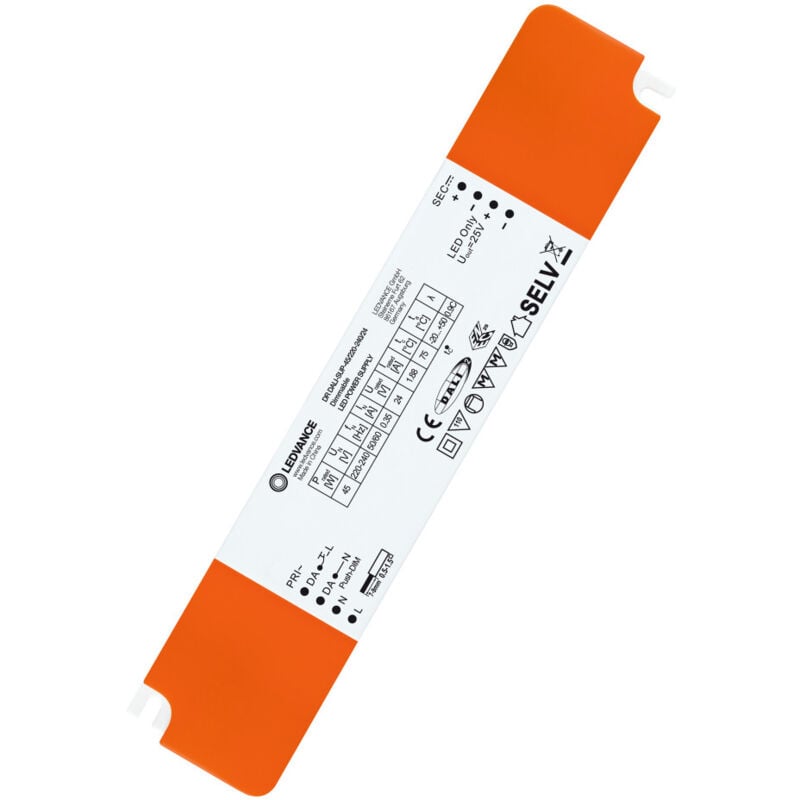 Transformateur led Ledvance ec Supérieur dr DALI-SUP-45/220-240/24