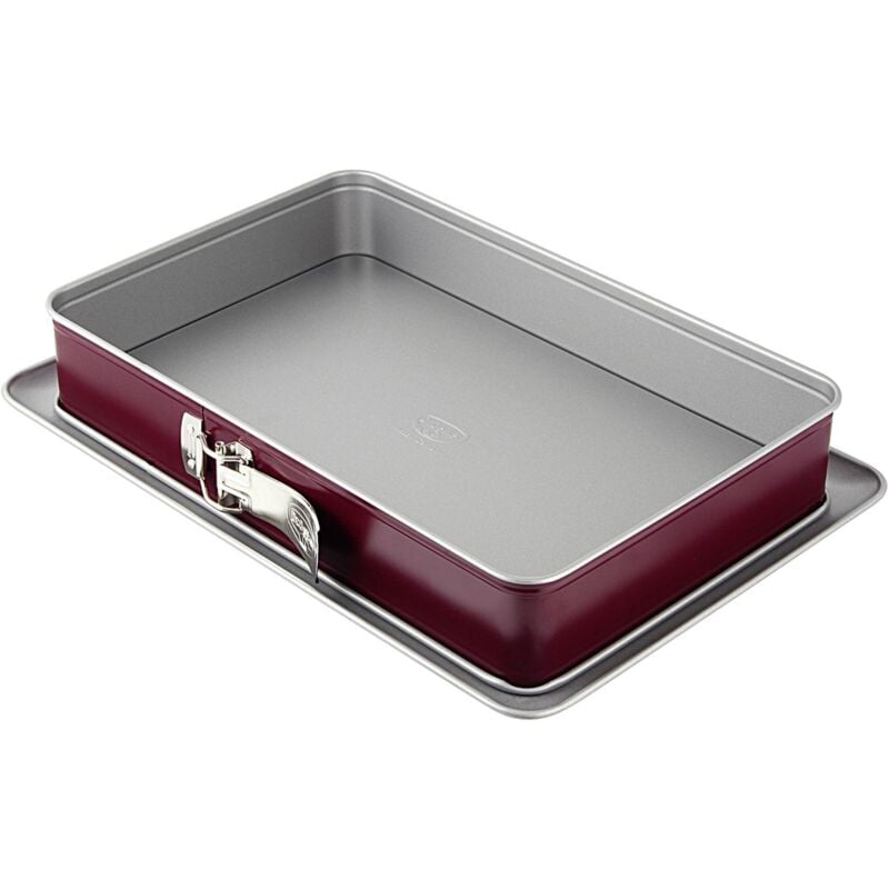 Rechteckspringform Back-Liebe Bicolor 38x25cm