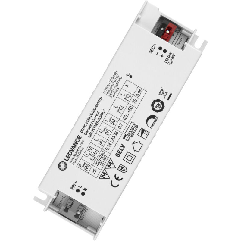 Transformateur LED Ledvance EC Performance DR PC-PFM-25/220-240/700