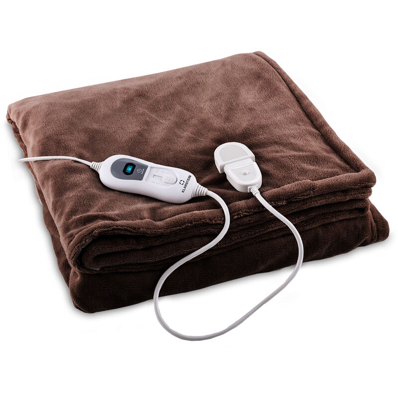 Klarstein - Dr. Watson xl Couverture électrique 120 w 3 niveaux de température Panneau de commande 180 x 130 cm