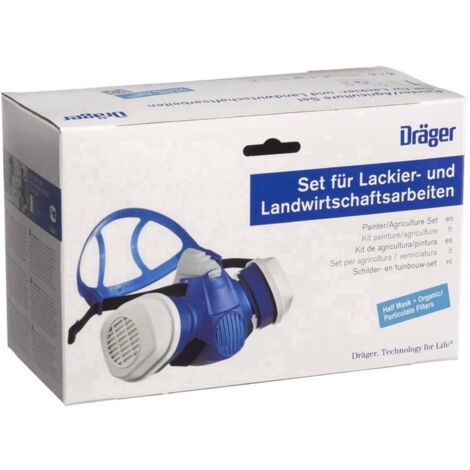 Dräger Lackierset X-plore 3300 in Größe M R57793 Kit respiratore a semimaschera Dimensione: M