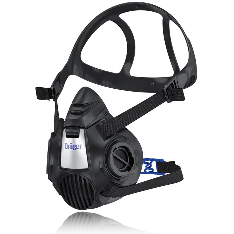 Dräger X-plore 3500 Masque de Protection respiratoire réutilisable Demi-Masque en Taille M, sans filtres
