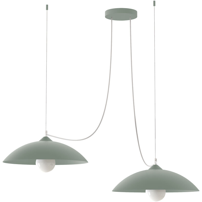 Dream Sospensione, 2X E27, max 42W, metallo, verde...