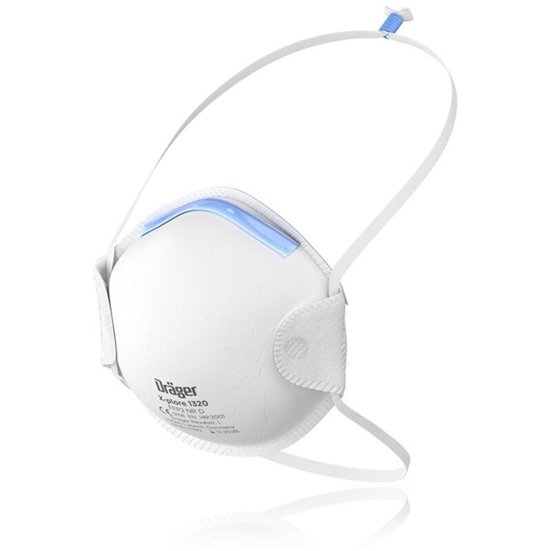 Dräger X-plore 1320 FFP2 Masque de protection respiratoire Protection buccale comme filtre efficace contre les poussières fines et les particules 20