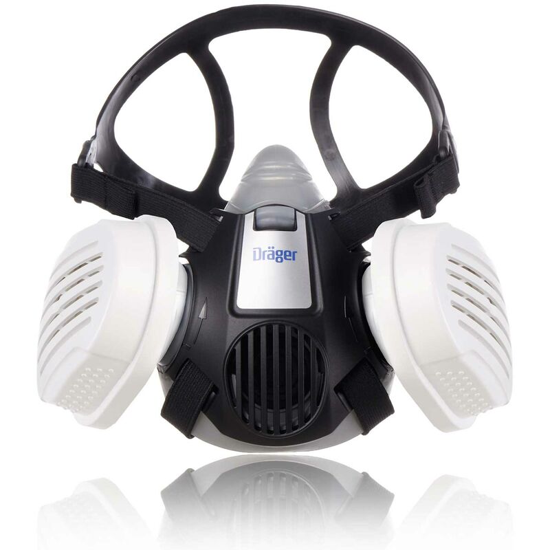Dräger X-plore 3300 Demi-masque de protection poussières-artisanat avec filtres P3 r résistant à l'eau contre des particules fines Taille s
