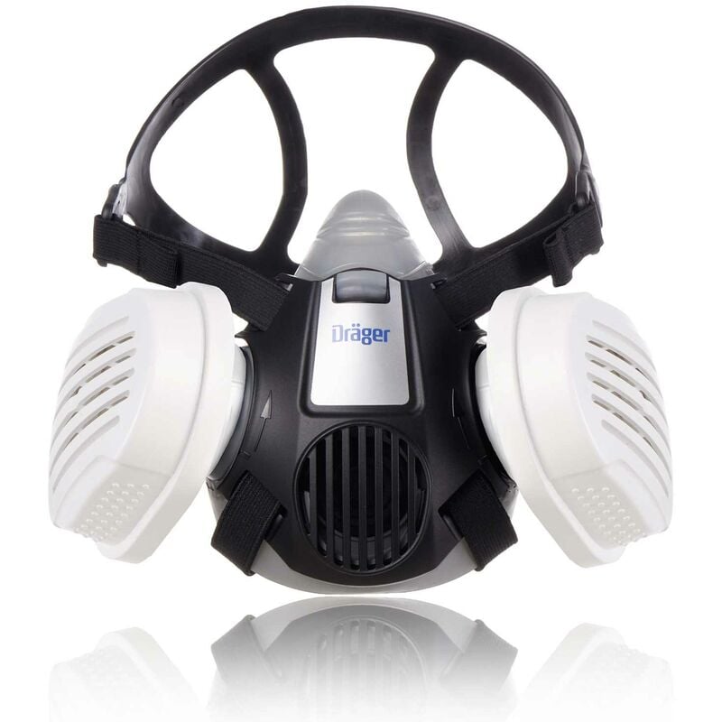 Dräger X-plore 3300 Demi-masque de protection poussières-artisanat avec filtres P3 r résistant à l'eau contre des particules fines m