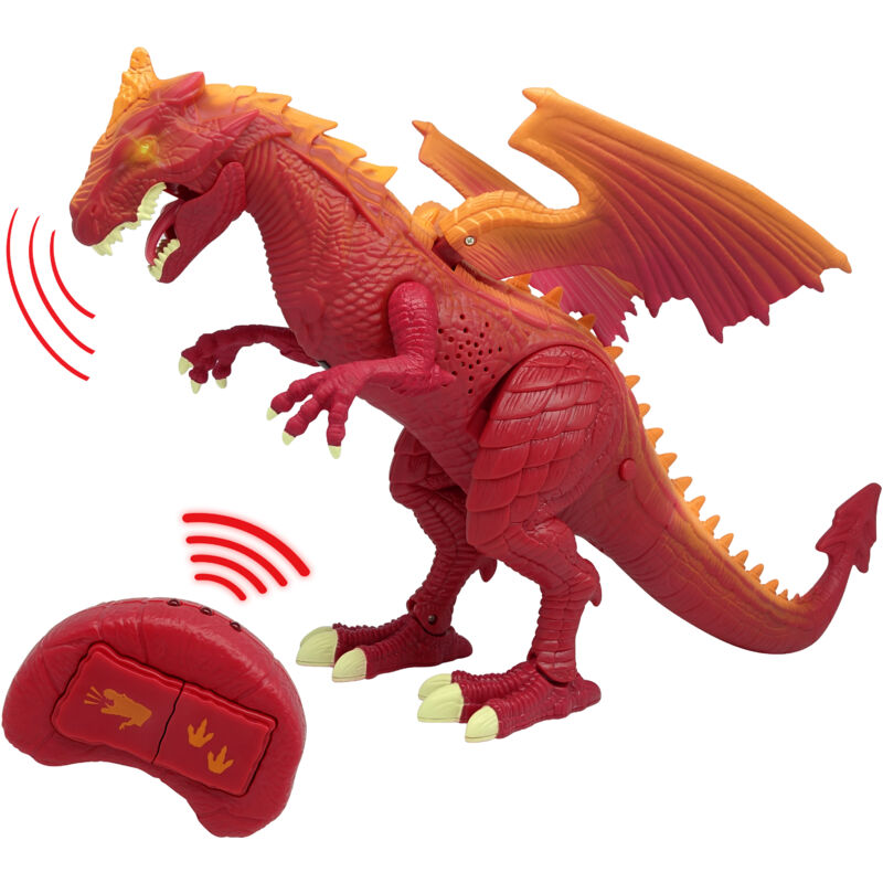 Dragon ambulant puissant avec effets lumineux et sonores de Dragon-i Toys