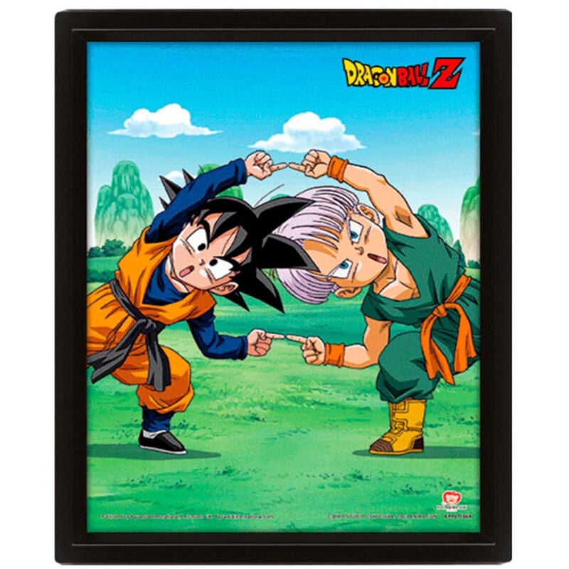 Pyramid - dragon ball z cadre 3D lenticulaire fusion 64DRA082