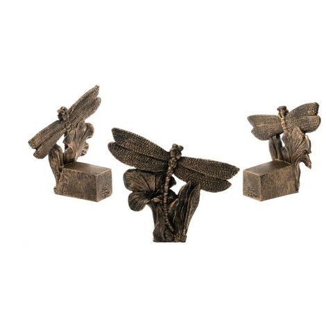 Dragonfly Plant Pot Feet - Set of 3 - L3 x W7.5 x H6.5 cm