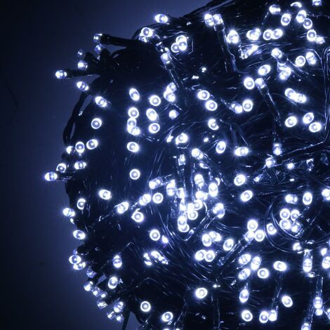 Drahtlicht 700 kaltweiße LED mit Controller 38m