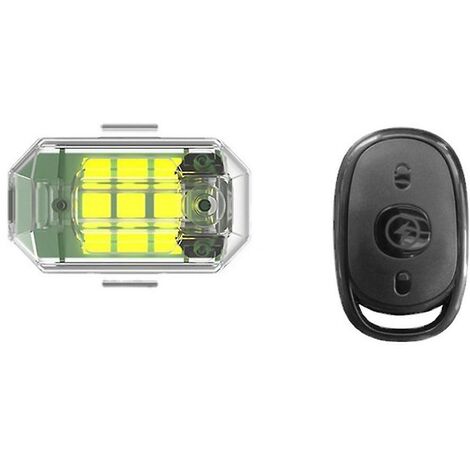 Drahtlose Fernbedienung LED Strobe Licht für Motorrad Auto Fahrrad Roller  Anti-kollision Warnung Lam