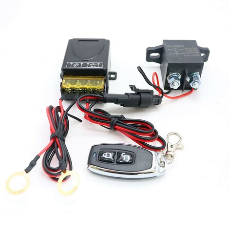Drahtloser 433 MHz Universal-Fernbedienungsschalter Dc 24 V 150 A Hochleistungs-Relais-Empfängermodul für ca
