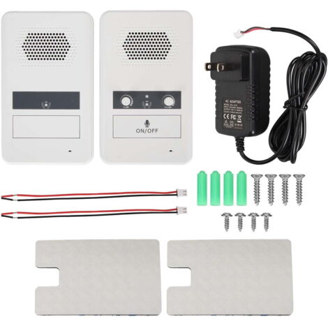 Drahtloses Haus-Intercom-System, 200 m Reichweite, Raum-zu-Raum-Kommunikation, Tisch-Fenster-Intercom-System