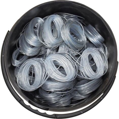 Drahtmäuse / Flechtdraht weich verzinkt 1,4 mm (Eimer=20 kg=100 St.)