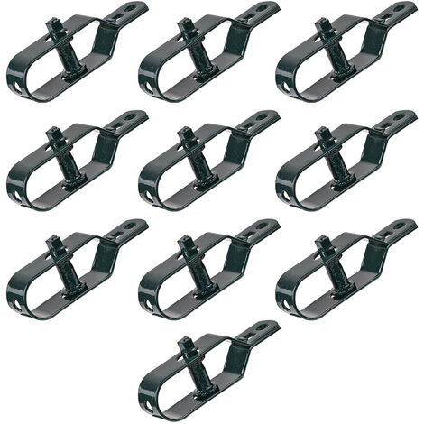 Drahtspanner Zaunspanner Drahtseilspanner L100, 10 Stück, grün,pulverbeschichtet