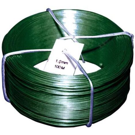 Drahtspinne PVC grün 1,4/0,9 mm x 50 m 10 Stk