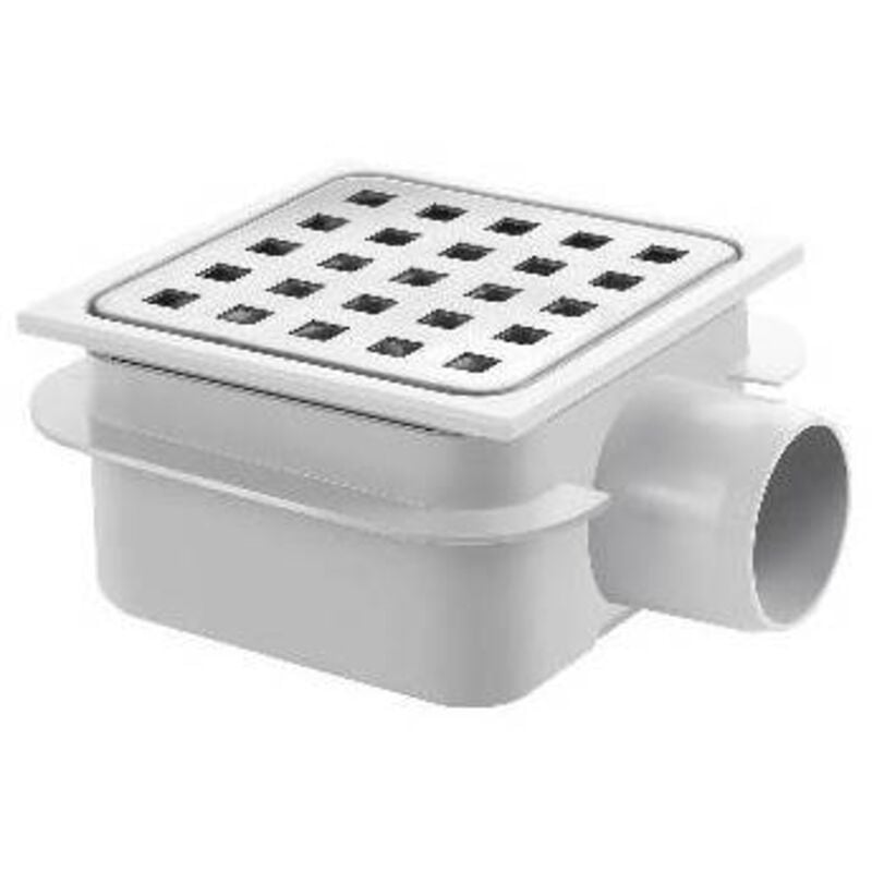 Drain abs avec grille en acier inoxydable