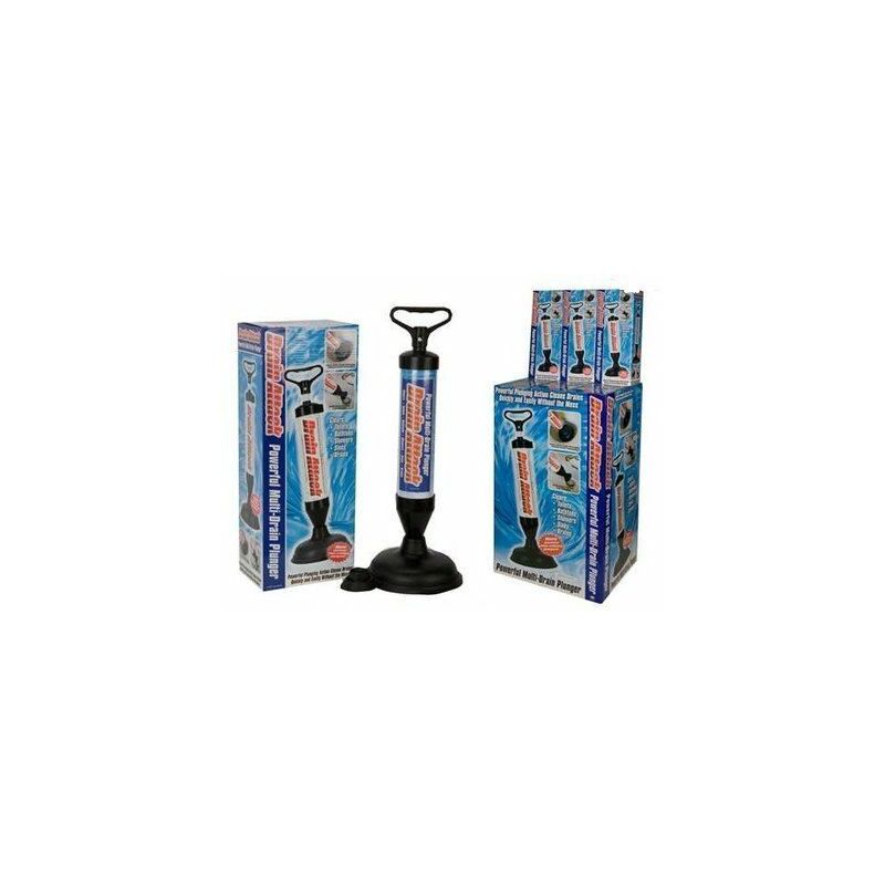 Drain Buster Powerful Plunger Sink Clog Sucker Remover Bath Tubs Showers
