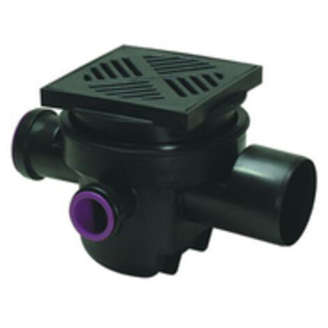 Drain de cuve universel DN100 KST-Rost noir