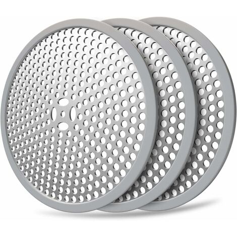 Drain De Douche Attrape-cheveux / Protecteur De Drain De Baignoire 3PCS Et Crépine , Acier Inoxydable 304 (Combo 3PCS