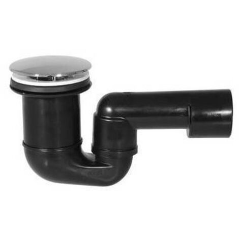 Drain de douche avec siphon articulé pehd et couvercle abs