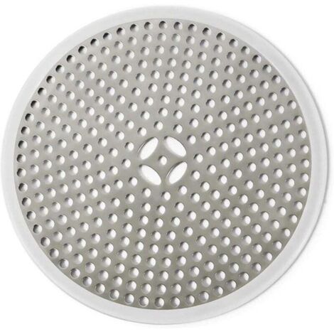 Drain de Douche en Acier Inoxydable Filtre pour Bonde de Douche Filtre de Cheveux Antirouille Anti-colmatage Couvercle de Vidange de Douche Grille Douche pour Salle de Bain Cuisine Argent