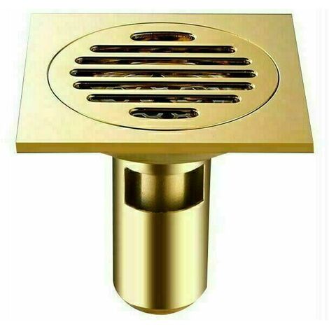 Vente Maison Usage Quotidien Produit Irinay Drain De Plancher Carr/é Drain De Douche En Acier Chic Inoxydable Receveur De Cheveux Pour Le Drain De Douche Couvercle De Drain De Douche Noir 10X10Cm