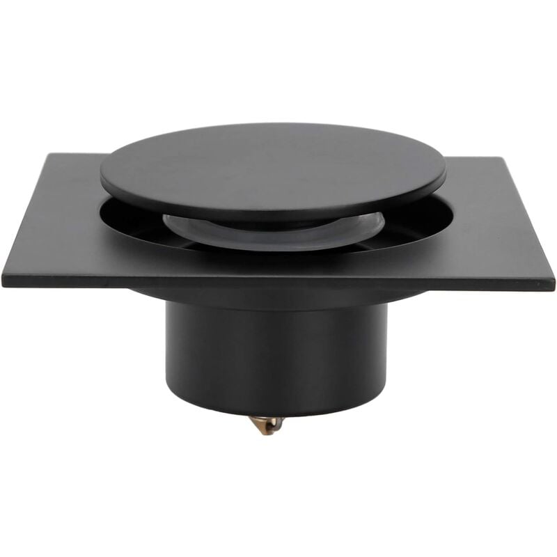 Aougo - Drain de Douche, Salle de Bain Carrée, Anti Odeur Siphon De Sol en Acier Inoxydable pour Cuisine Salle de Bain Garage sous-Sol Toilette 10 x