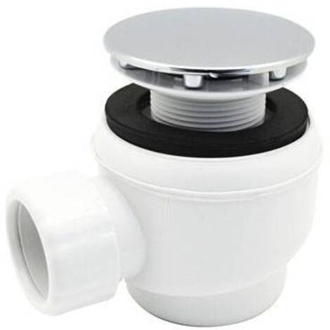 Drain de douche syphoid plaque chromée universelle abs d.40