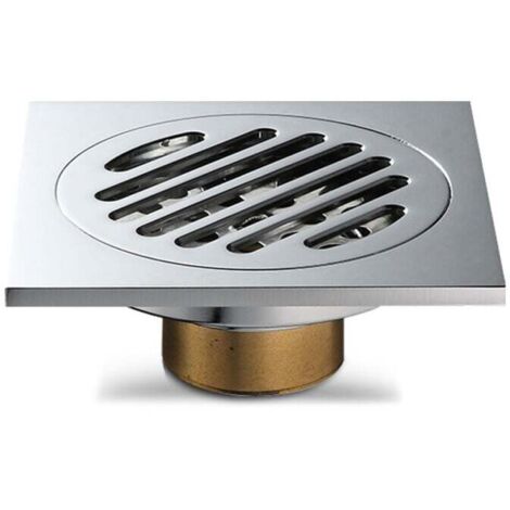 Drain de sol Drain de douche anti-odeurs Anti-colmatage Bouchon de cheveux Catcher Crépine d'évier avec couvercle de crépine amovible, Type 1, 10103.85cm