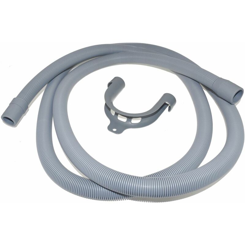 Universal Washing Machine Dishwasher Outlet Drain Hose and Hook 2.5 Meter Length 19-22mm