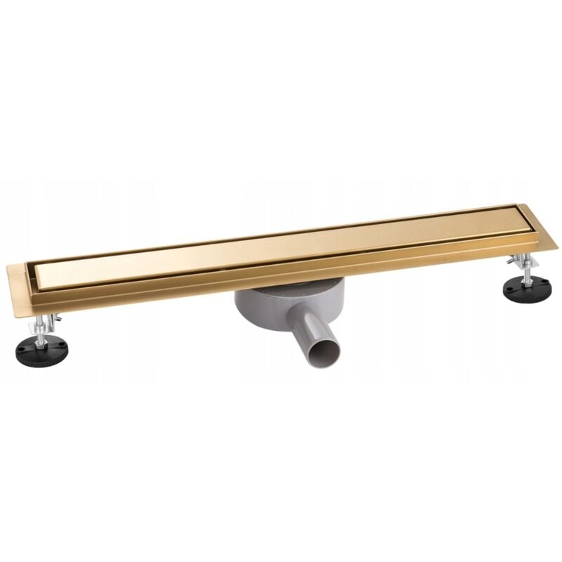 Drain linéaire 80 cm siphon rotatif 360 or