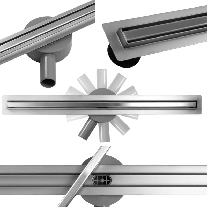 Drain linéaire REA ECO360 slim 90 chrome