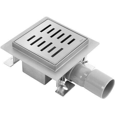 DRAIN LINÉAIRE REA LINE 120X120 NICKEL BRUSH