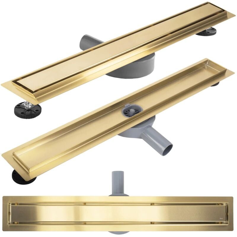 REA - drain linéaire neox pro brush gold 100