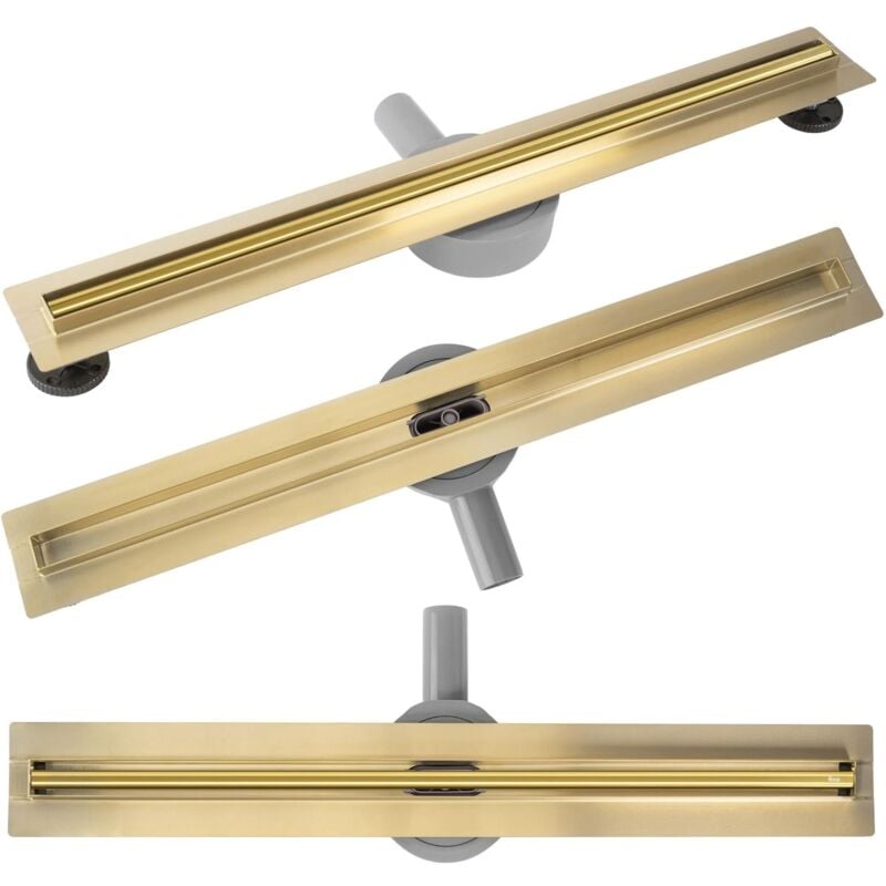Drain linéaire REA neox slim pro gold 70