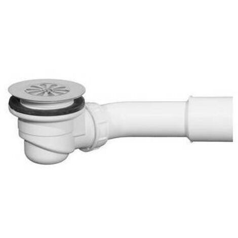 Drain siphonné pour receveurs de douche sortie réglable d.40/50 grille